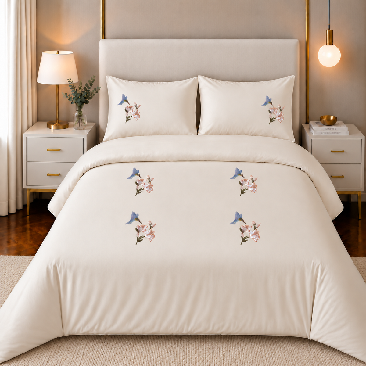 Edredom Fio Egipcio 3 peças